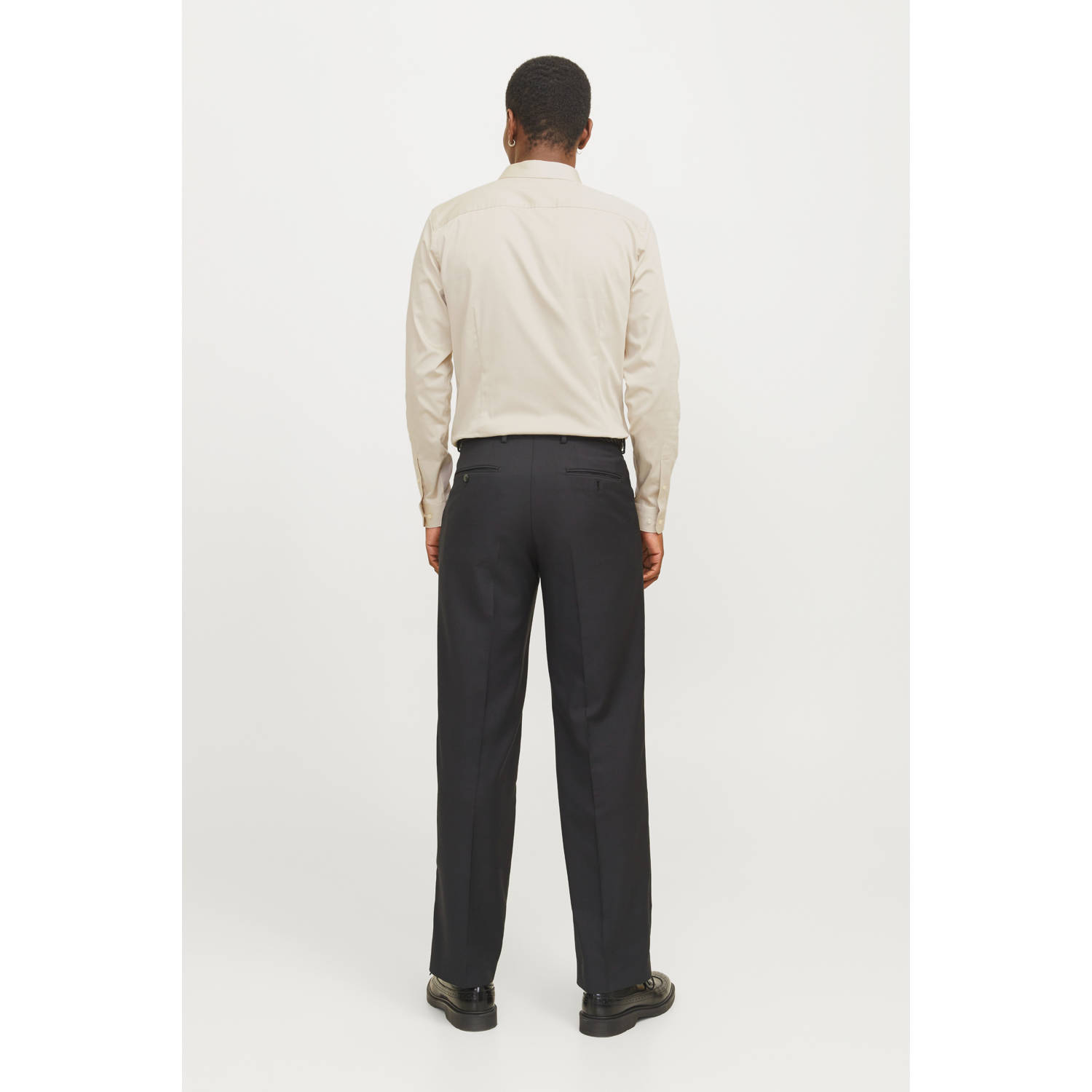 JACK & JONES PREMIUM super slim fit overhemd JJPRPARMA ecru
