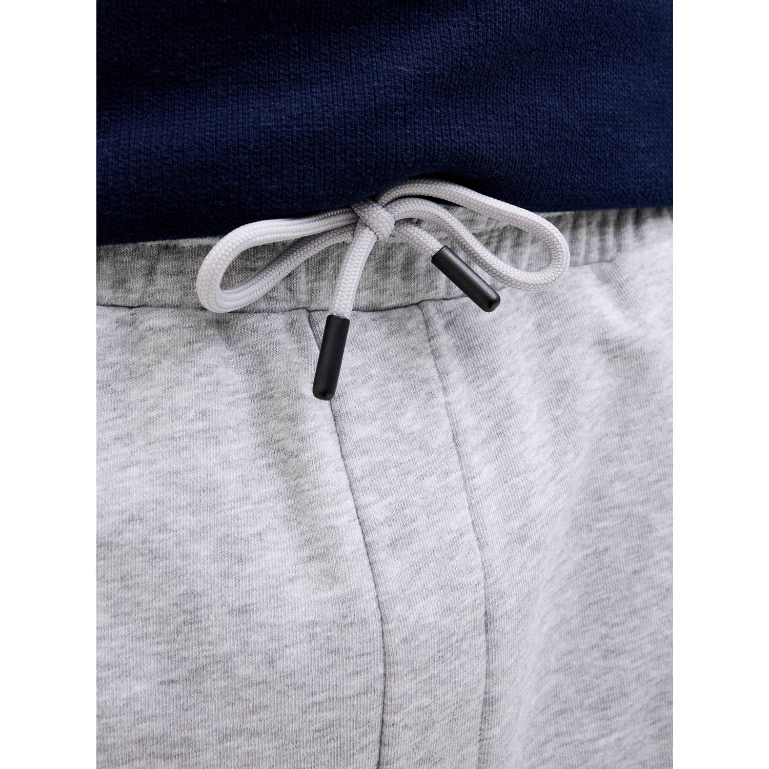 JACK & JONES PANTS STUDIO regular fit sweatshort JPSTGORDON lichtgrijs