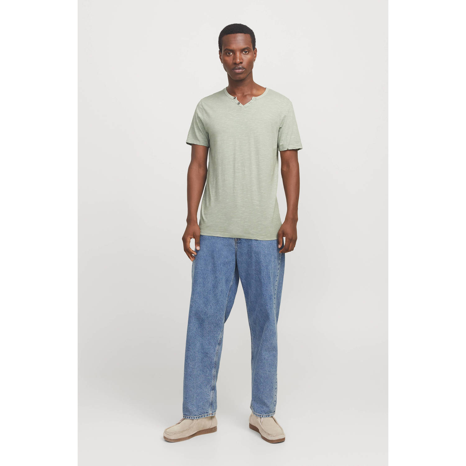 JACK & JONES ESSENTIALS T-shirt lichtgroen