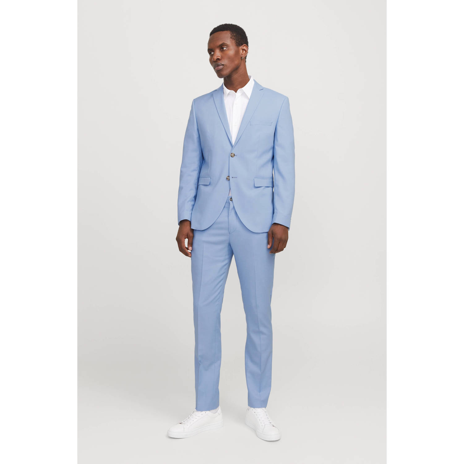 JACK & JONES PREMIUM super slim pantalon JPRSOLARIS lichtblauw