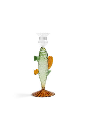 kandelaar Fish groen (21 cm) 