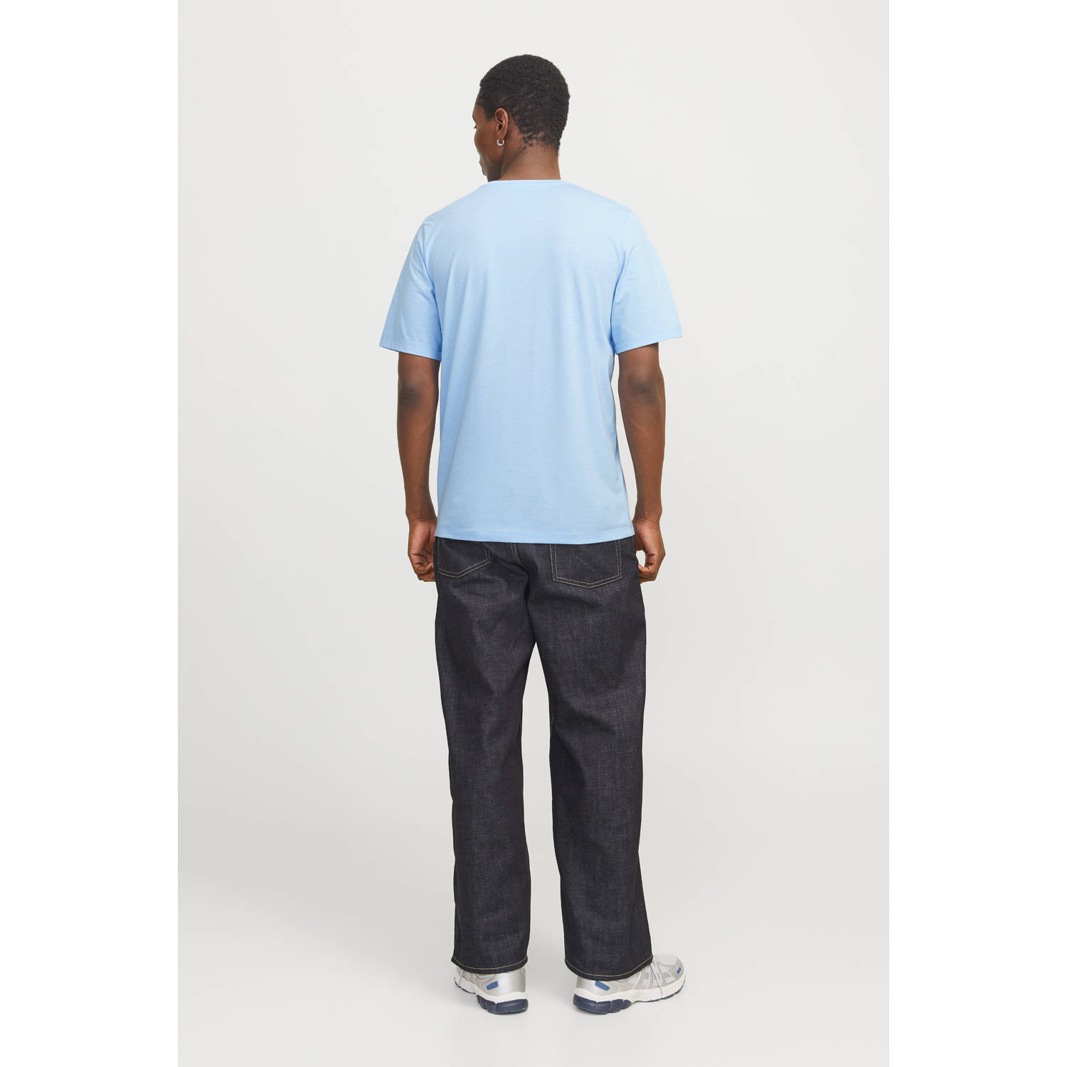 JACK & JONES ESSENTIALS T-shirt lichtblauw