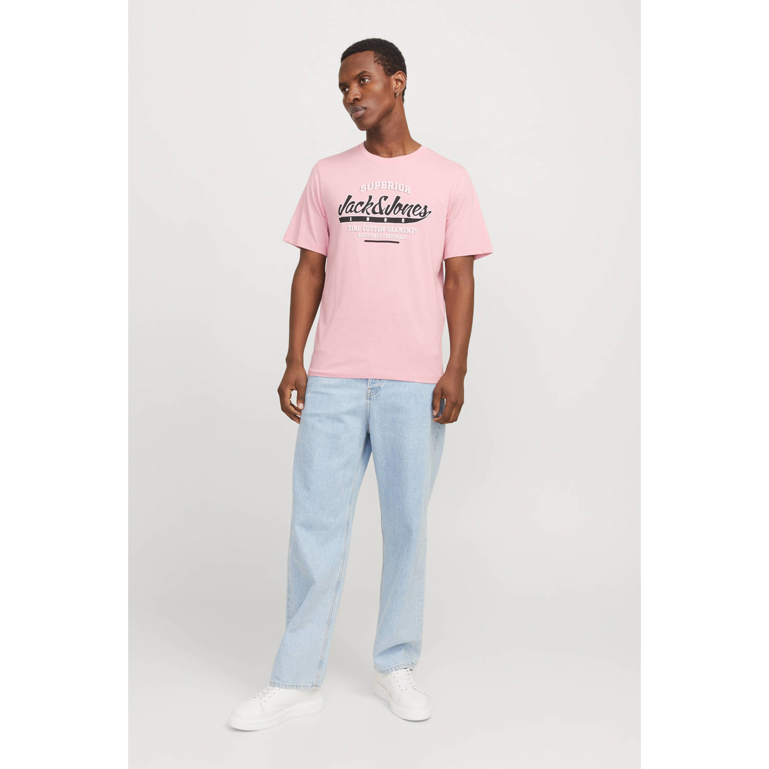 JACK & JONES ESSENTIALS T-shirt roze