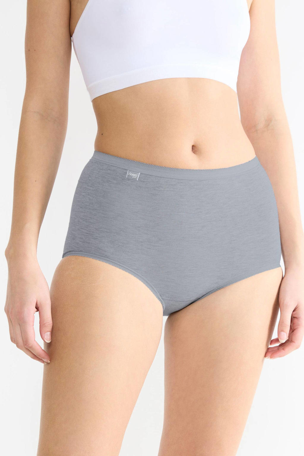 sloggi Basic+ maxislip (set van 4) roze/grijs/paars