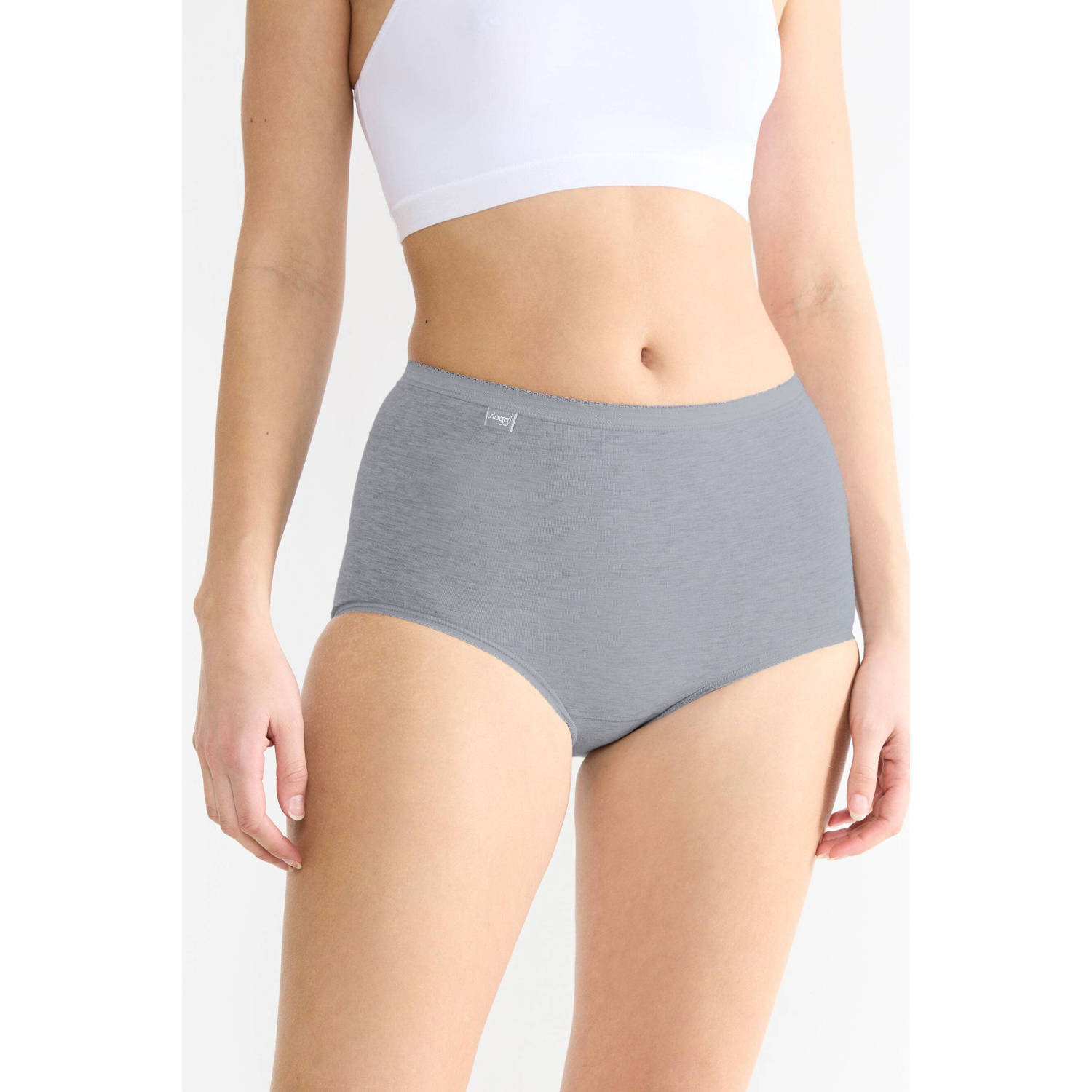 Sloggi Basic+ maxislip (set van 4) roze grijs paars