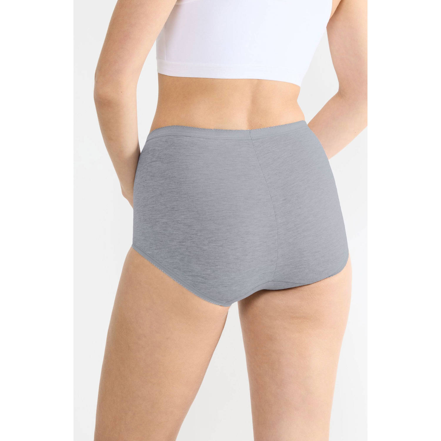 Sloggi Basic+ maxislip (set van 4) roze grijs paars