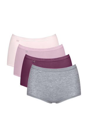 maxislip (set van 4) roze/grijs/paars