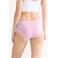 sloggi Basic+ hipster Midi (set van 4) roze/grijs/paars