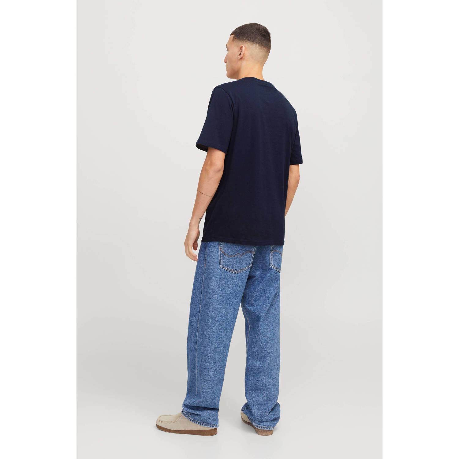 JACK & JONES T-shirt donkerblauw