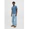 JACK & JONES ESSENTIALS regular polo met textuur blauw