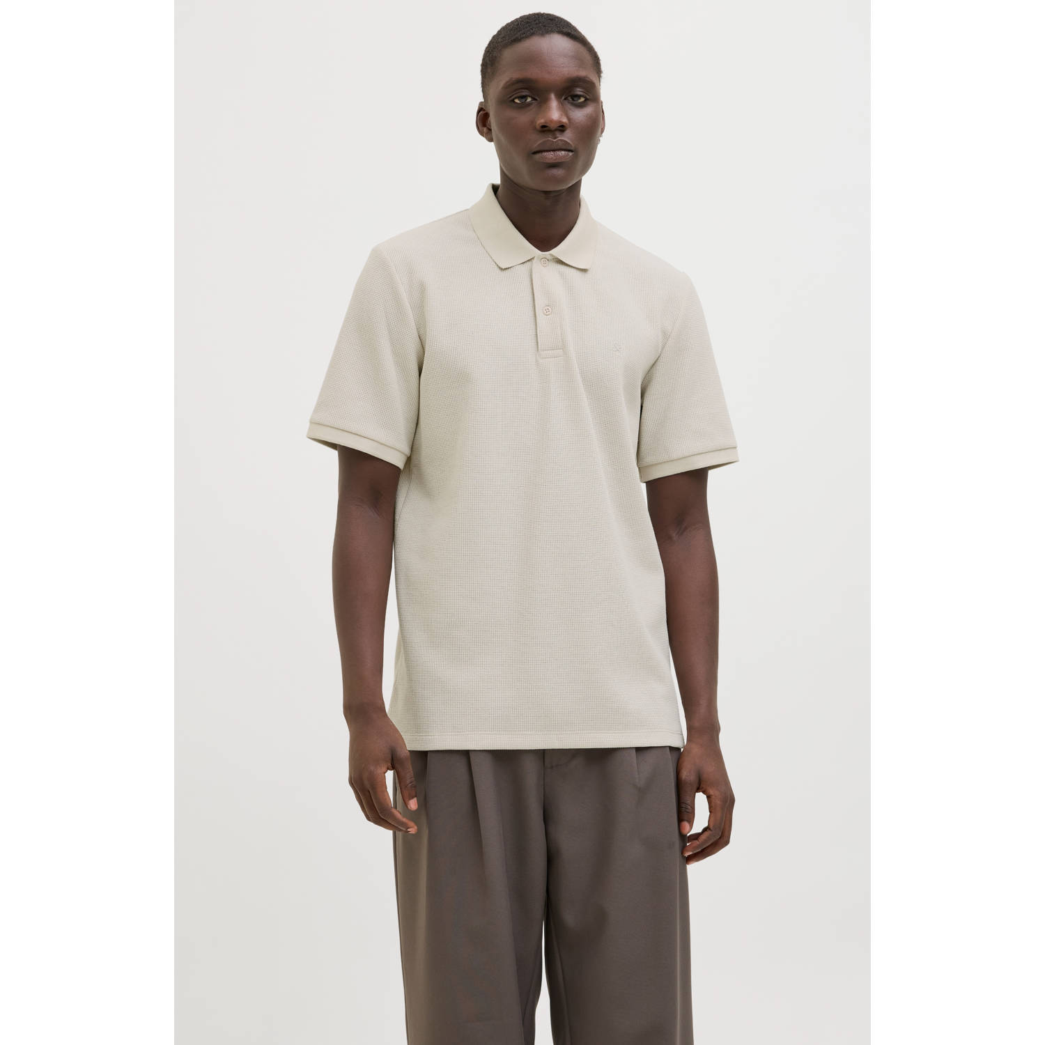 Jack & jones Poloshirt met labelstitching model 'AUSTIN'