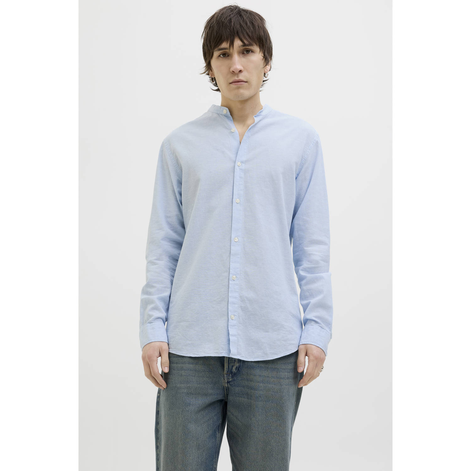 Jack & Jones Overhemd met lange mouwen JJEBREEZE BAND SHIRT LS SN