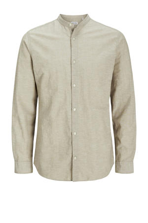casual overhemd beige