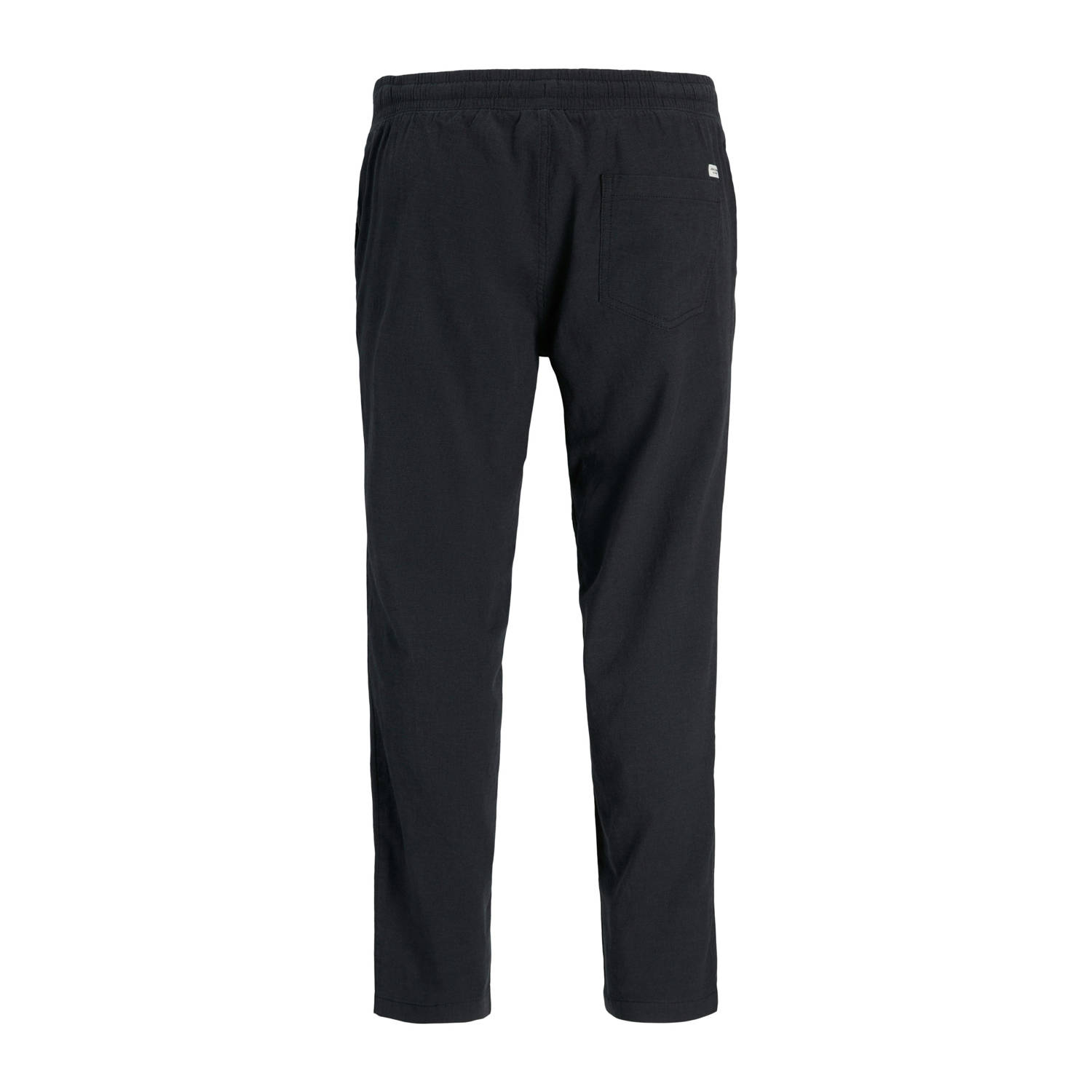 JACK & JONES PANTS STUDIO tapered chino zwart