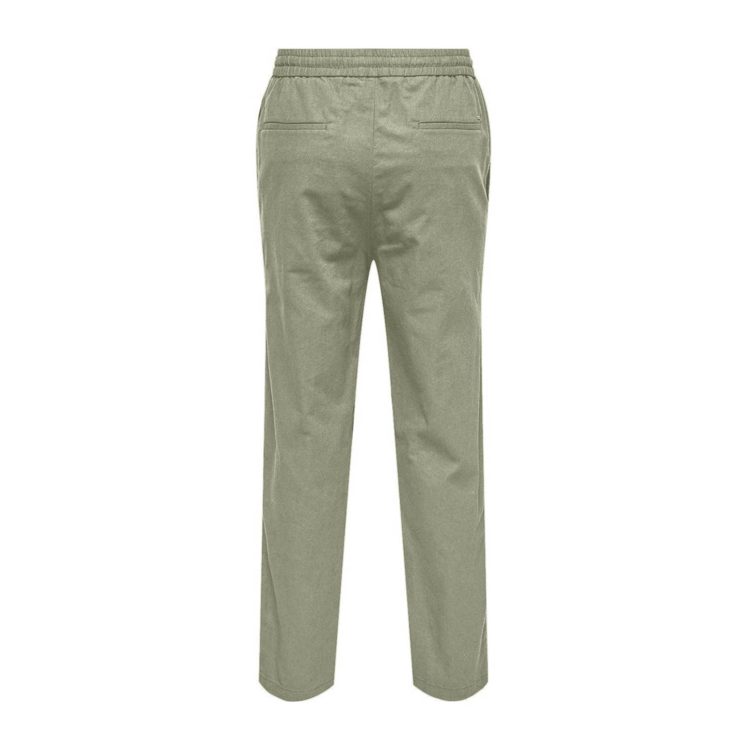 ONLY & SONS loose casual broek groen