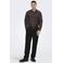 ONLY & SONS linnen casual overhemd bruin