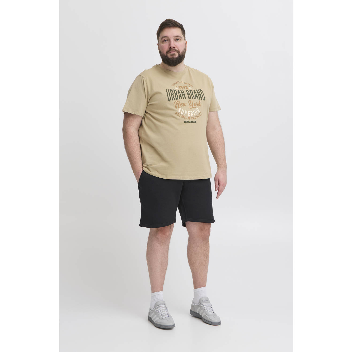 Blend Big regular sweatshort zwart