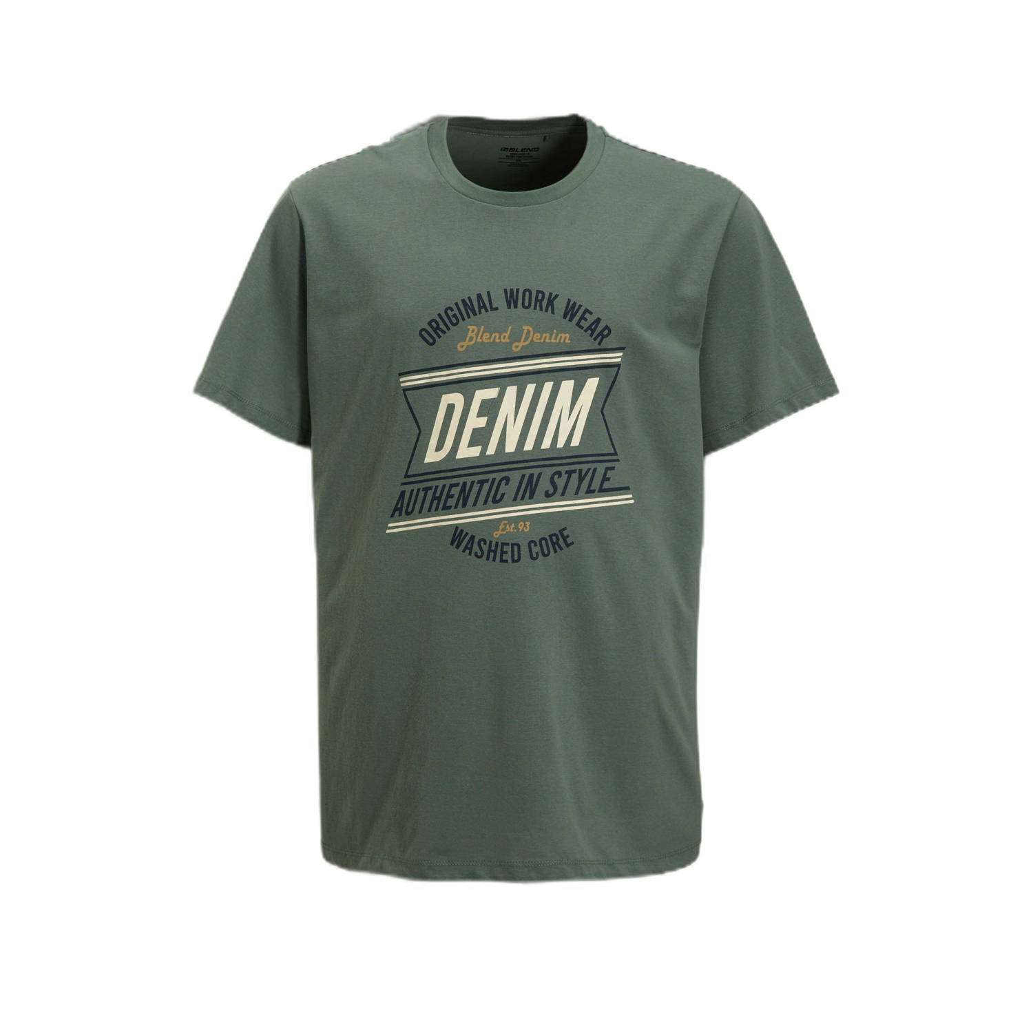 Blend Big T-shirt duck green