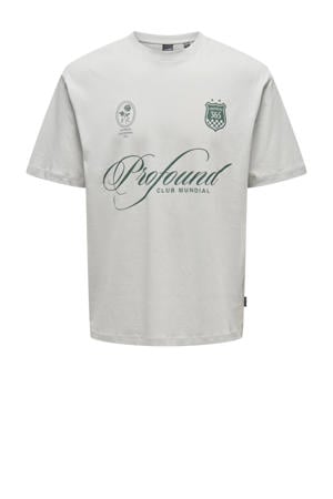 T-shirt lichtgrijs