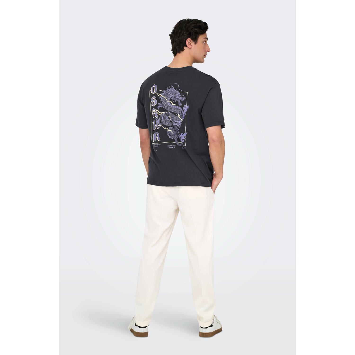 ONLY & SONS T-shirt zwart