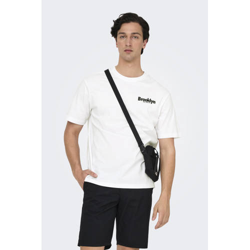 ONLY & SONS T-shirt wit afbeelding