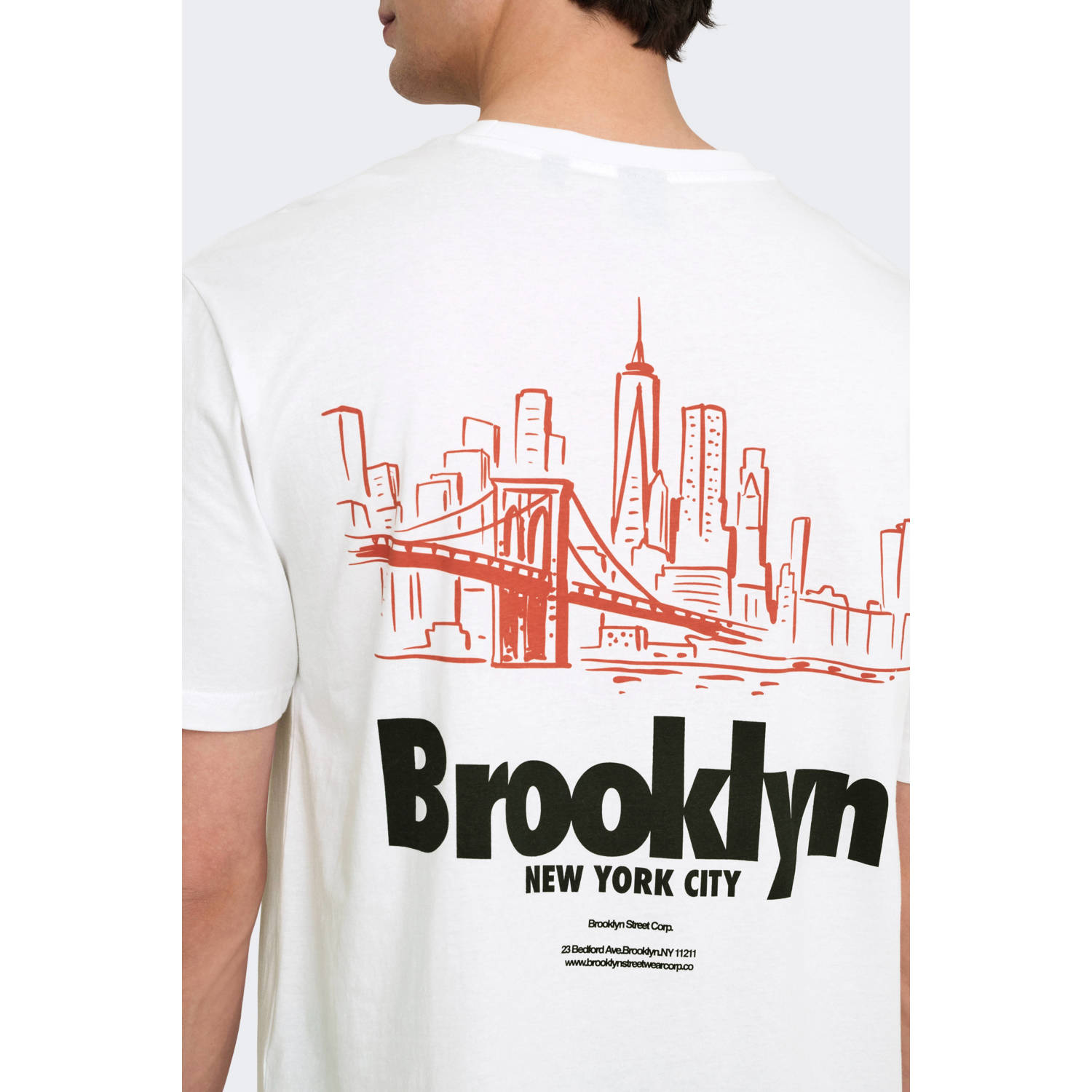 ONLY & SONS T-shirt wit