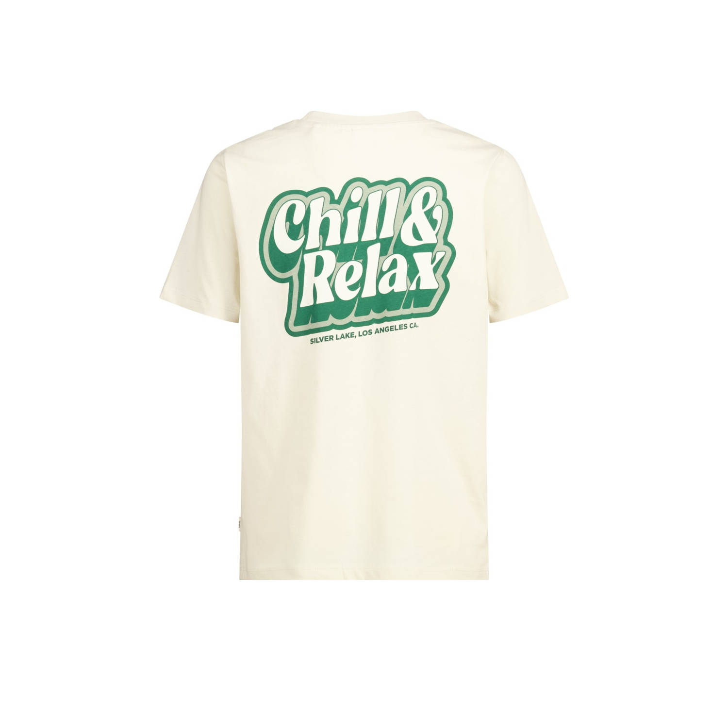 America Today T-shirt ecru groen