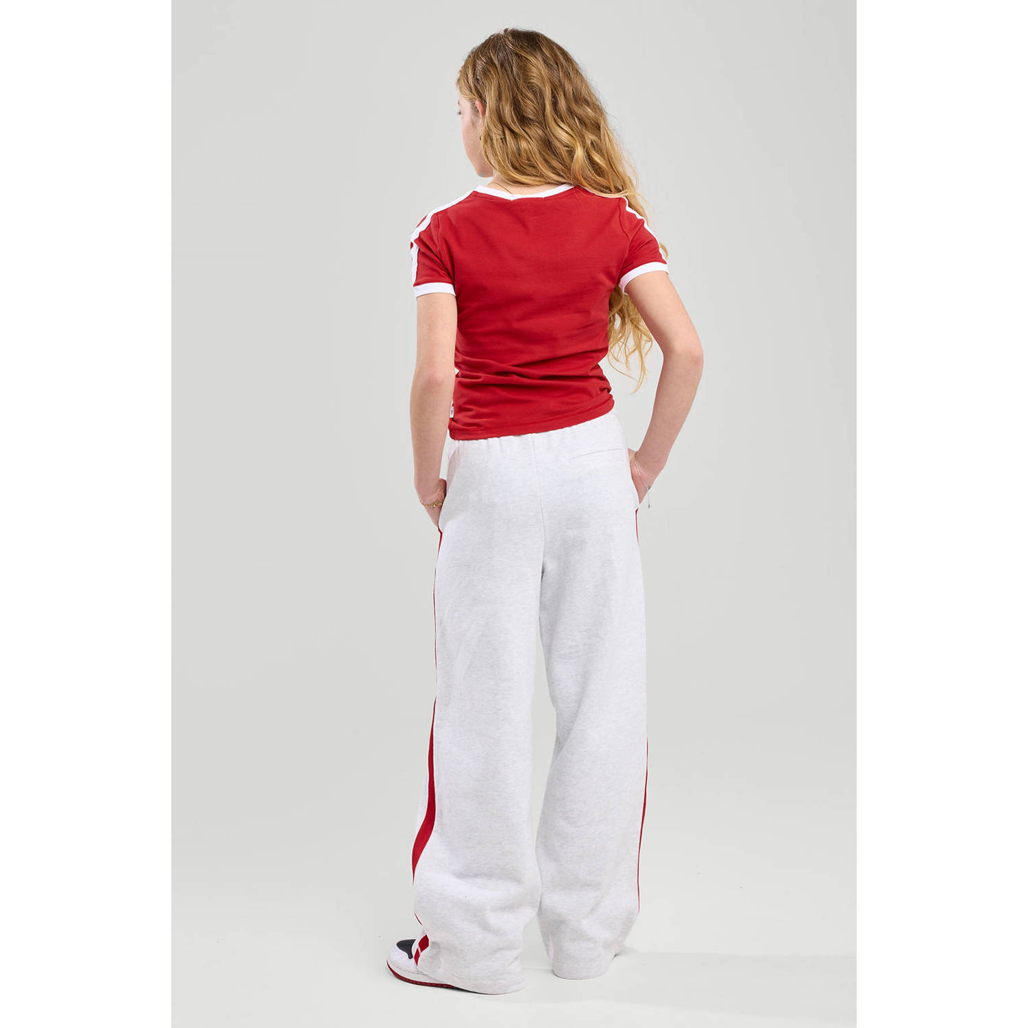 America Today sweatpant grijs melange