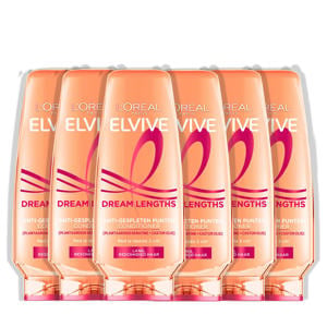 Dream Lengths Conditioner - Voor lang, beschadigd haar - Bevat Plantaardige Keratine + Castor Olie - 6 x 200ML