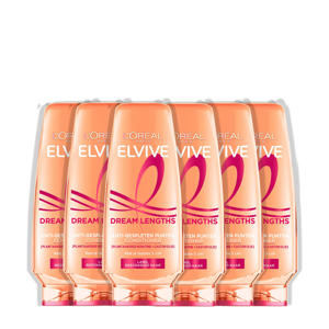 Dream Lengths Conditioner - Voor lang, beschadigd haar - Bevat Plantaardige Keratine + Castor Olie - 6 x 200ML