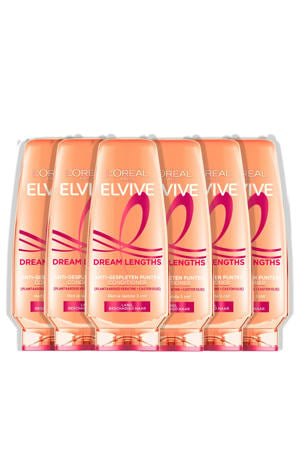 Dream Lengths Conditioner - Voor lang, beschadigd haar - Bevat Plantaardige Keratine + Castor Olie - 6 x 200ML