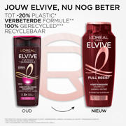 thumbnail: L'Oréal Paris Elvive Full Resist Shampoo - Versterkende Shampoo voor breekbaar haar - 6 x 250 ml - voordeelverpakking