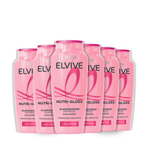 Nutri-Gloss Shampoo - Voor lang, dof haar - Met Parelpoeder - 6 x 250ML