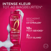 thumbnail: L'Oréal Paris Elvive Color Vive Shampoo Refill - Intense kleur tot 40 wasbeurten - Voor gekleurd haar of haar met highlights - 6 x 250ML