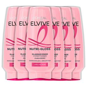 Nutri-Gloss Conditioner - Voor lang, dof haar - Met Parelpoeder - 6 x 200ML
