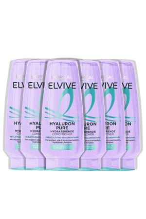 Hyaluron Pure Conditioner - Voor vette hoofdhuid en droge punten - 6 x 200 ml - voordeelverpakking