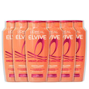 thumbnail: L'Oréal Paris Elvive Dream Lengths Shampoo - Voor lang, beschadigd haar - Bevat Plantaardige Keratine + Castor Olie - 6 x 250ML