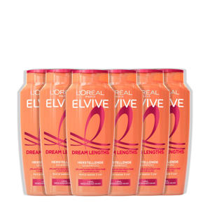 Dream Lengths Shampoo - Voor lang, beschadigd haar - Bevat Plantaardige Keratine + Castor Olie - 6 x 250ML