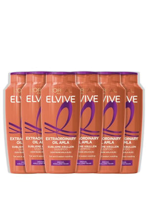 Extraordinary Oil Amla Shampoo - Voor droog, krullend haar - 6 x 250 ml - voordeelverpakking
