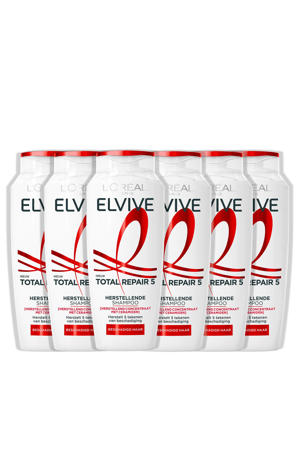 Total Repair 5 Shampoo - Voor beschadigd haar - 6 x 250 ml - voordeelverpakking
