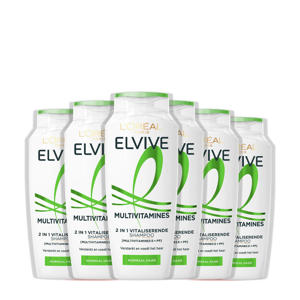 Multivitamines Shampoo - Voor normaal haar - Met Multivitamines E + PP - 6 x 250ML