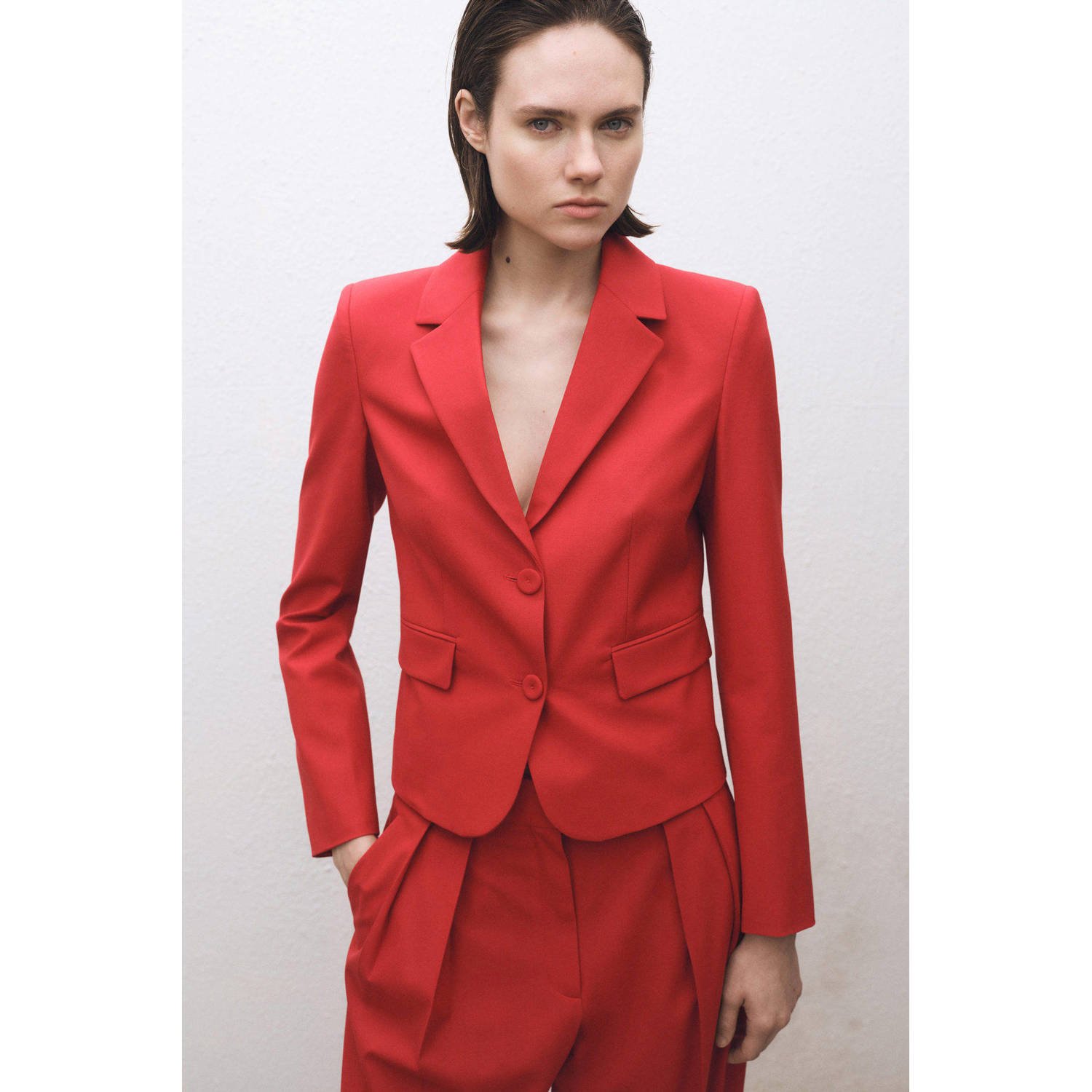 Mango blazer rood