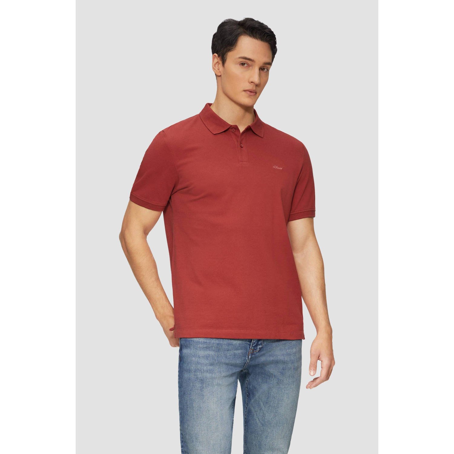 S.Oliver RED LABEL Regular fit poloshirt van katoenpiqué