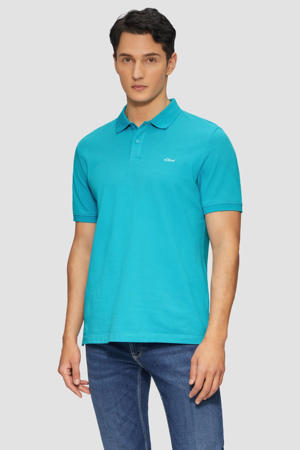 regular polo blauw