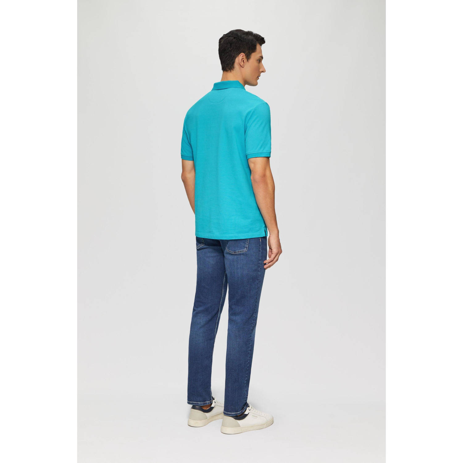 s.Oliver regular polo blauw