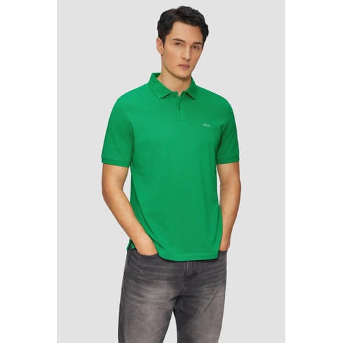 s.Oliver regular polo groen afbeelding