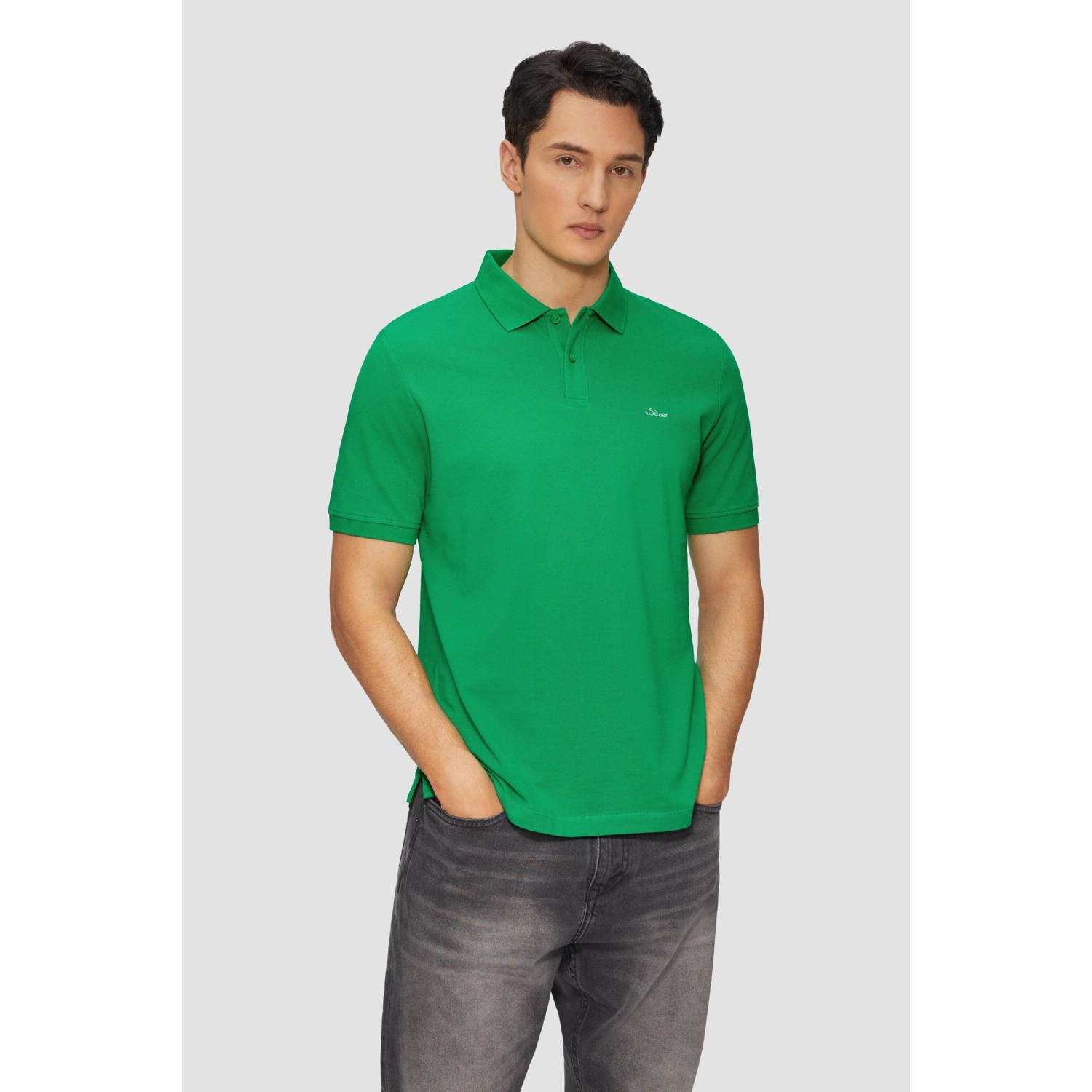 S.Oliver RED LABEL Regular fit poloshirt van katoenpiqué