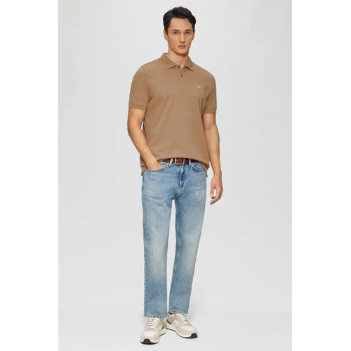 s.Oliver regular polo lichtbruin afbeelding
