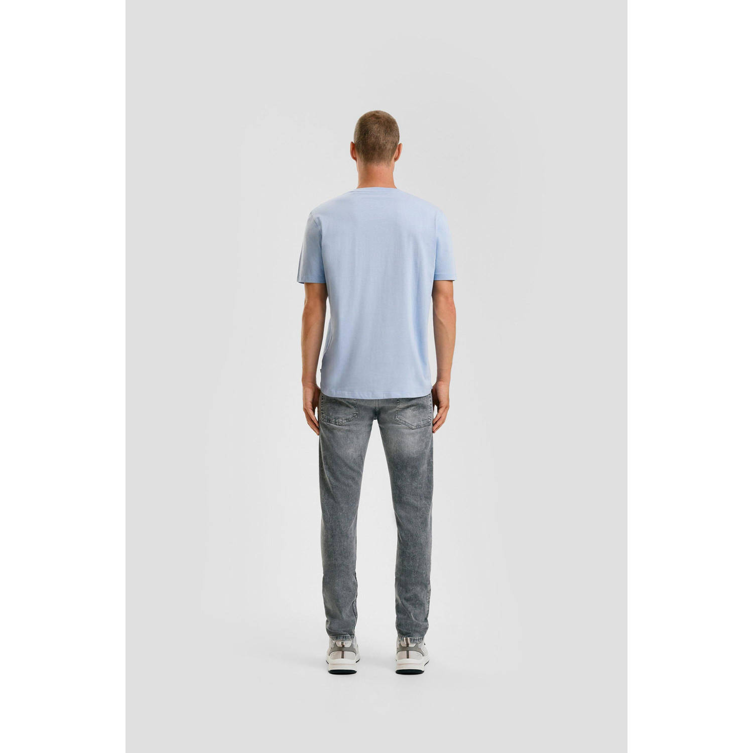 Q S by s.Oliver T-shirt lichtblauw
