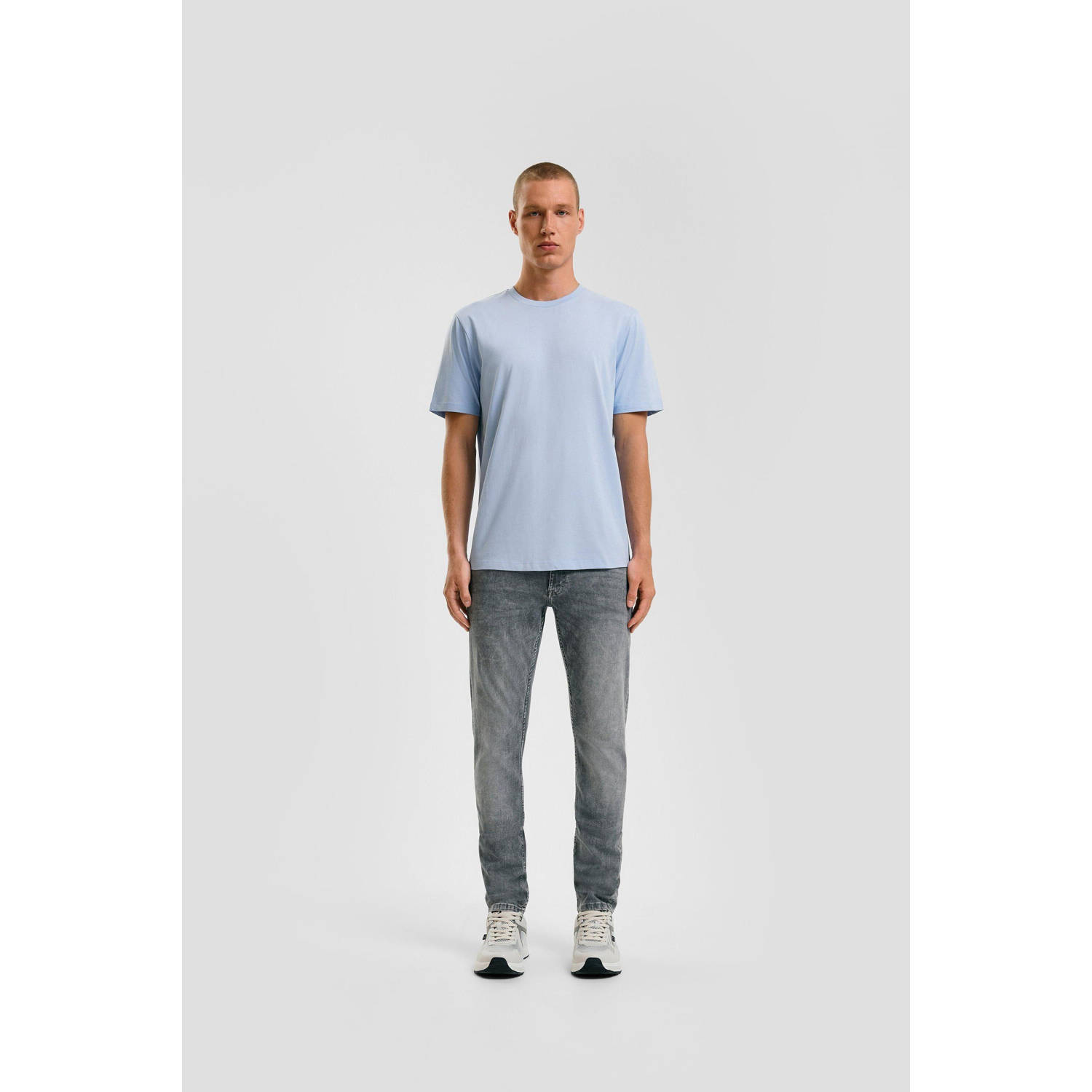 Q S by s.Oliver T-shirt lichtblauw